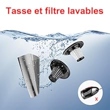 Tasse et Filtre lavable