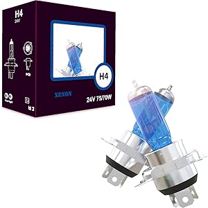 lampes de véhicule h 4, lampe de voiture h4, jeu d'ampoules, halogène h4, xénon h4, effet xénon h4