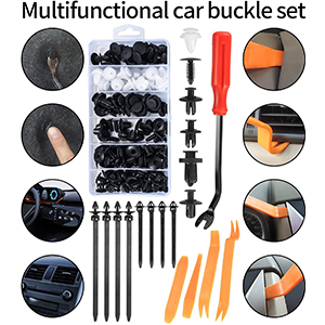 Lot de 135 clips de fixation pour voiture