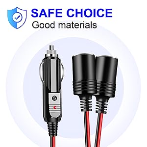  Adaptateur répartiteur allume-cigare pour voiture