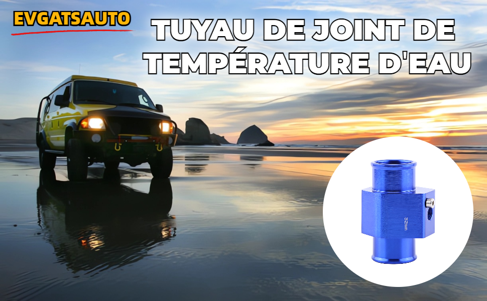 TUYAU DE JOINT DE  TEMPÉRATURE D'EAU