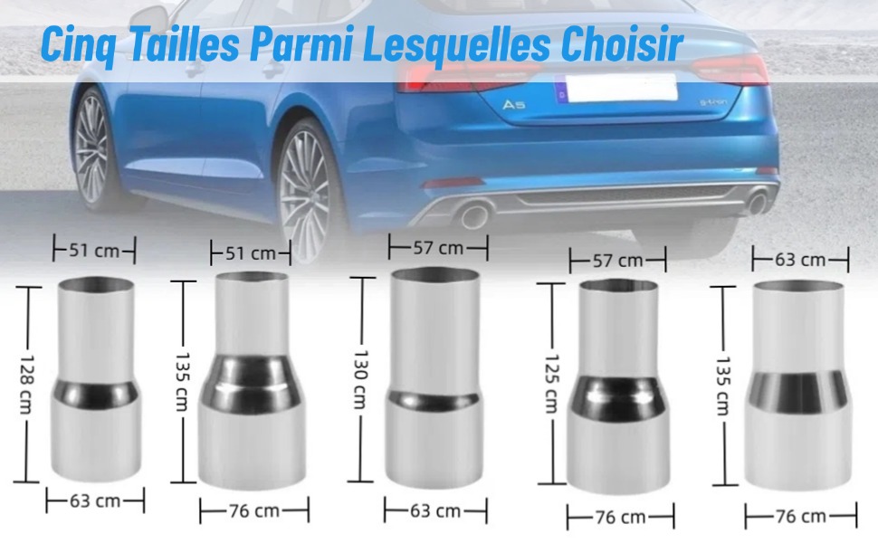 Réducteur de tuyau d'échappement
