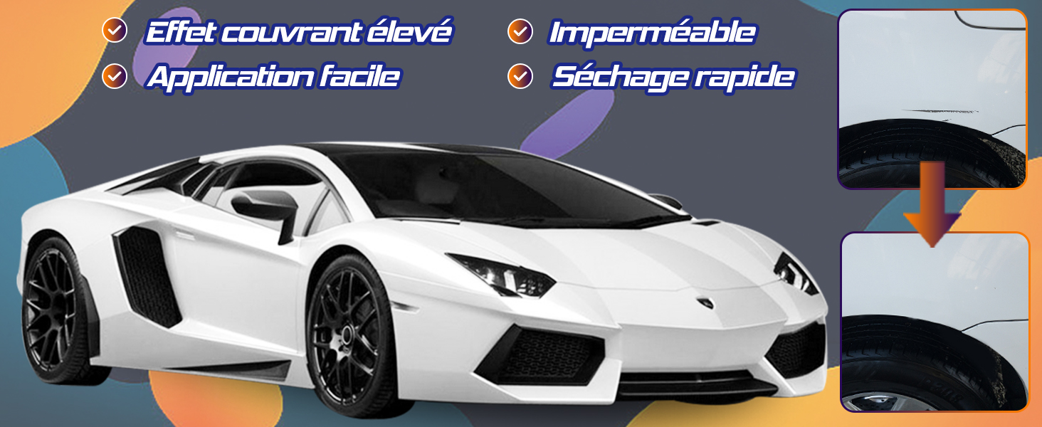 peinture de retouche pour voitures
