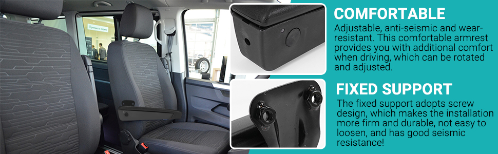 Accoudoir de siège de voiture universel pour bateau transporteur de camion RV (Droite)