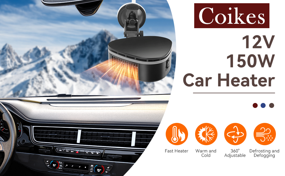 Car Heater 12V 150W Portable Car Heater