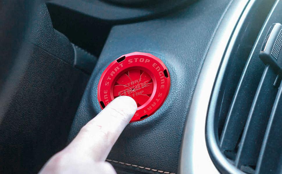 Couvercle du bouton de démarrage, Pousser pour démarrer le couvercle du bouton, Couvercle de
