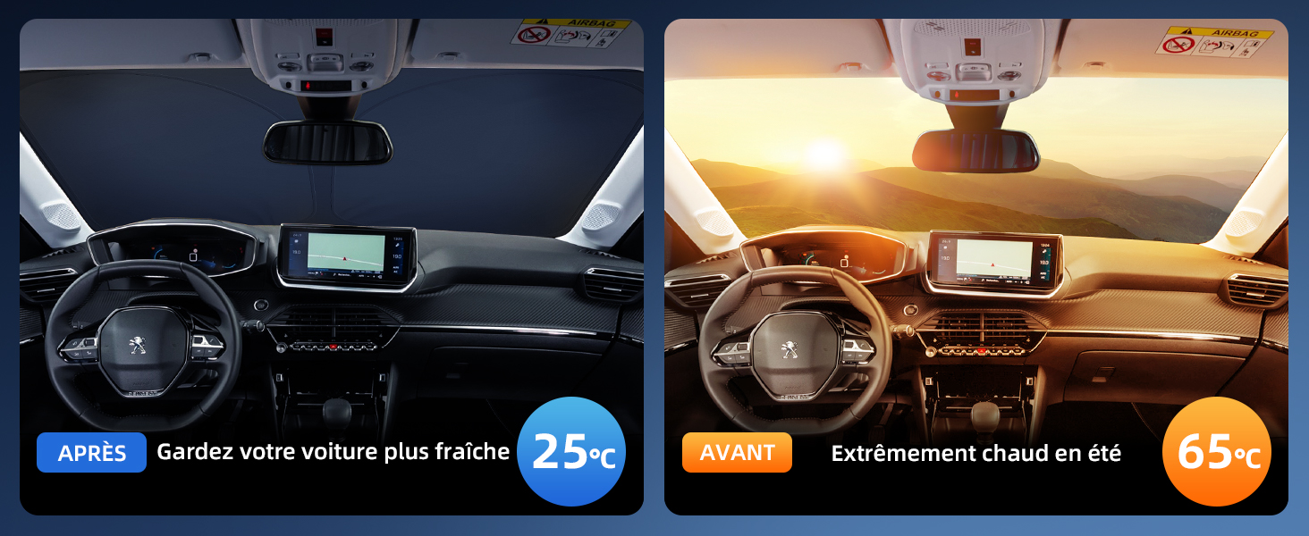 pare soleil peugeot 2008