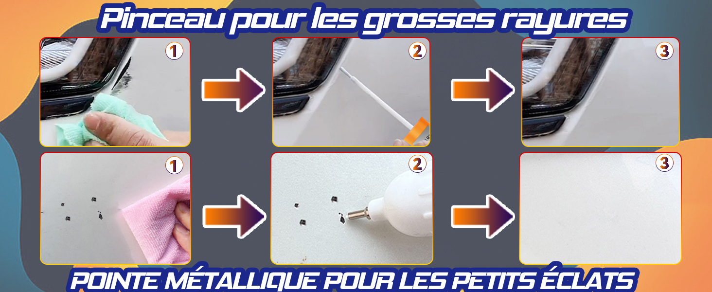 peinture de retouche pour voitures