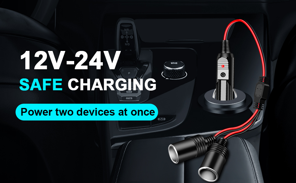  Adaptateur répartiteur allume-cigare pour voiture