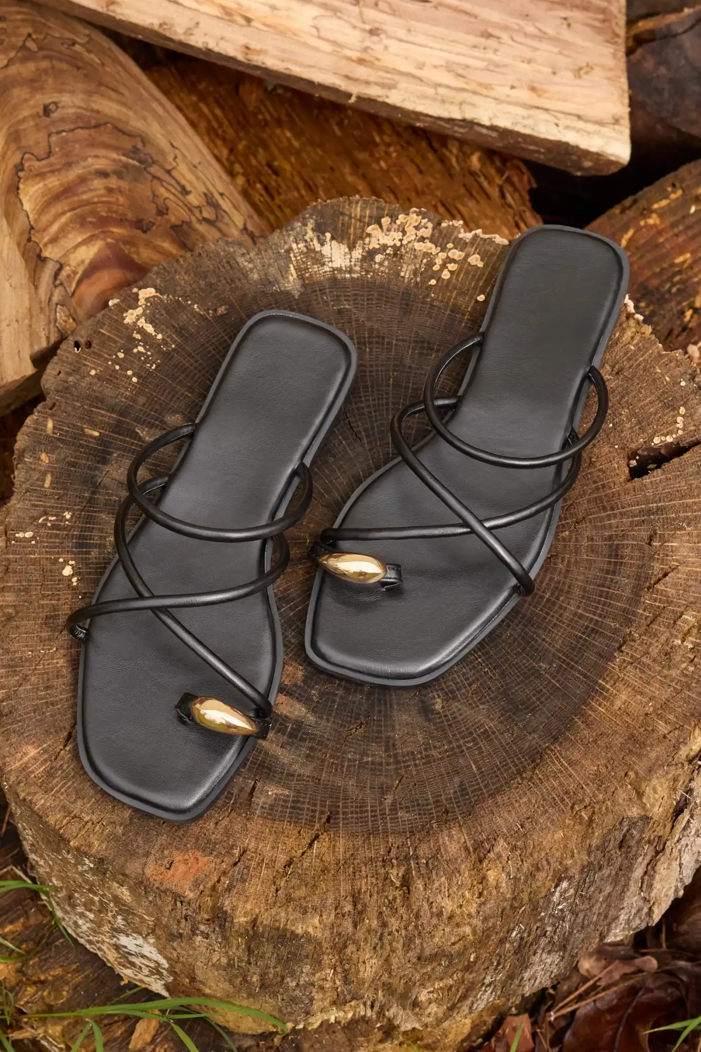 Julie Sandals- Black