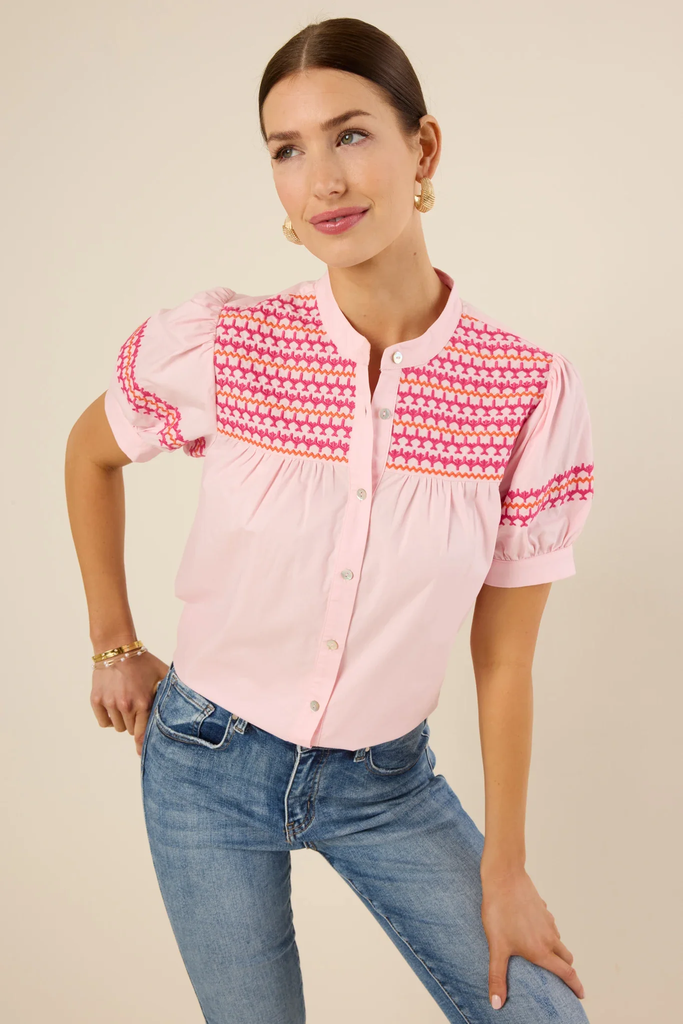 Trudy Top- Pink